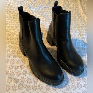 Madden Girl black booties